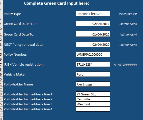 GreenCardTemplate